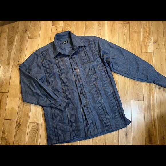 Pronti Collection by Photos Button Down Mens Shirt M - Picture 1 of 3